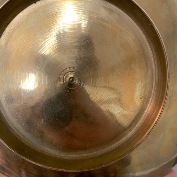 Decorative Brass Bowl with Enamel•Made in India - Picture 3 of 4